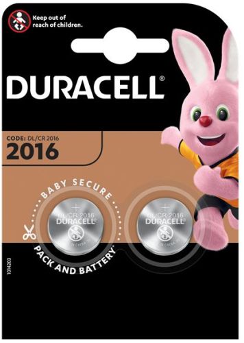 Duracell CR 2016 Battery 2pk - 61115