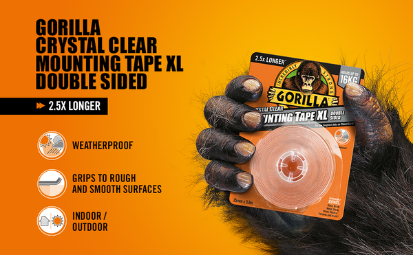 3.8M GORILLA H/D XL MOUNTING TAPE - 800408