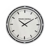 TARA GRAND CENTRAL CLOCK GREY GLOSS - 645273