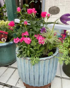 EVELYN BLUE PLANTER