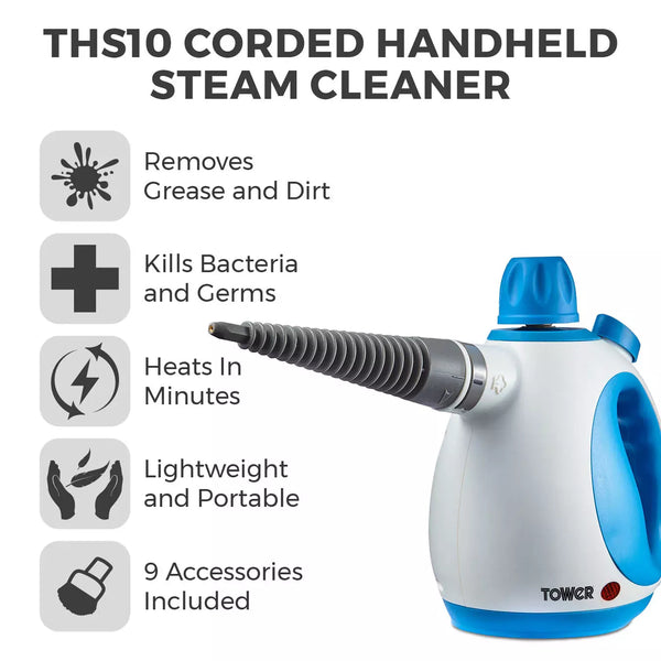 TOWER HANDHELD STEAM CLEANER THS10 - 61185
