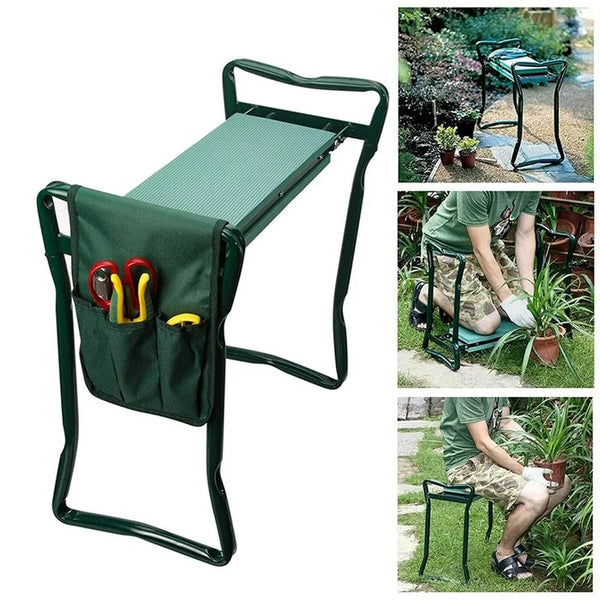GARDEN KNEELER & CHAIR W/TOOL BAG - 391070