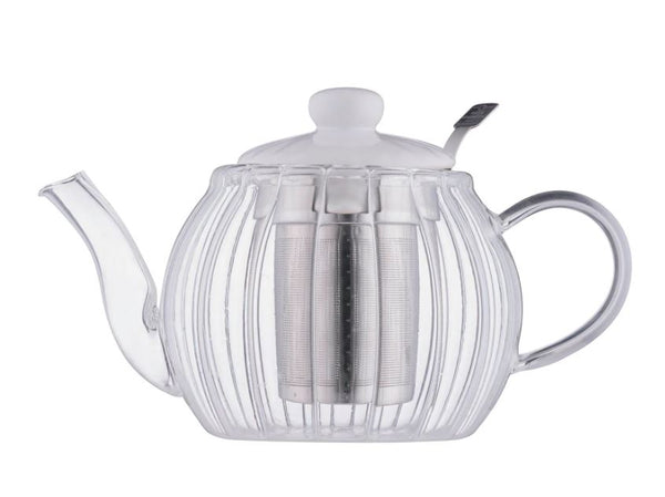 Luxe Glass Teapot White 1L - 640897