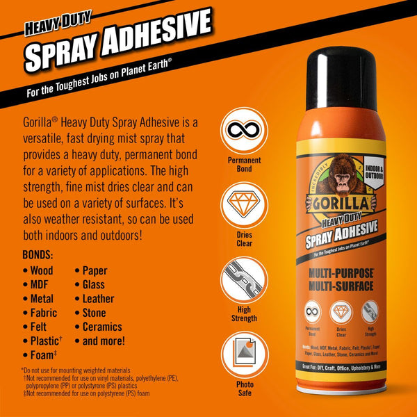 Gorilla Glue Spray Adhesive 400ml - 8000804