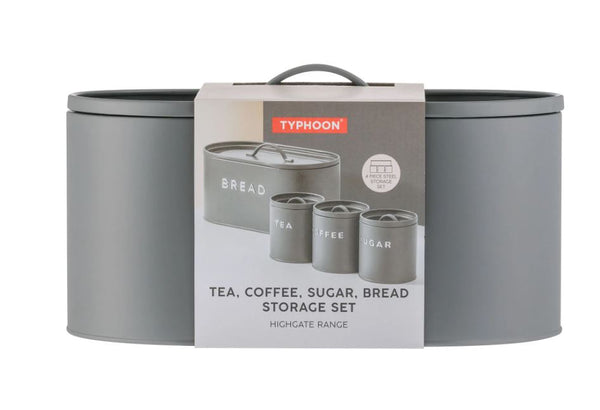 Typhoon Highgate Grey Storage Set 4 Piece - 648111
