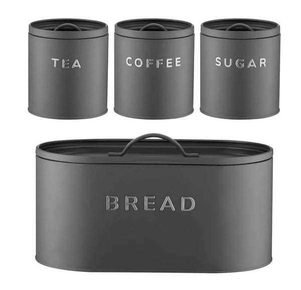 Typhoon Highgate Grey Storage Set 4 Piece - 648111