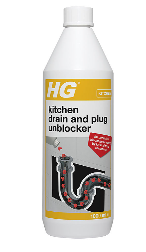 HG Kitchen Drain & Plug Unblocker 1L - 763020