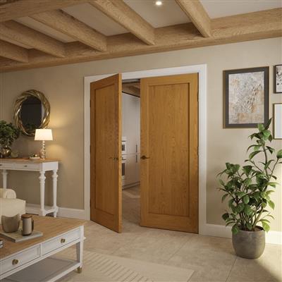 BOSTON OAK SHAKER 1 PANEL DOOR