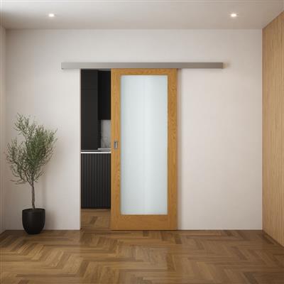 BOSTON OAK SHAKER OPAQUE GLAZED DOOR