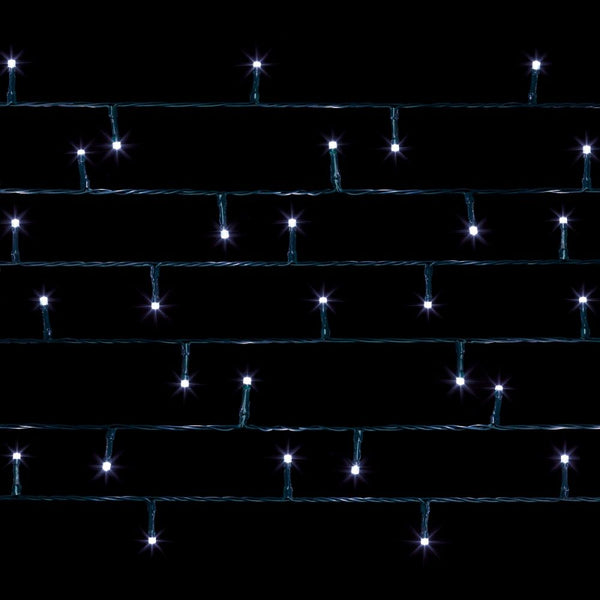 Festive 50 Battery Operated LED Christmas Lights White - 6610817