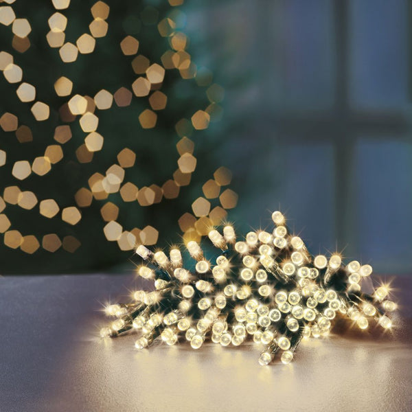 Festive 50 Battery Operated LED Christmas Lights Warm White - 6610816