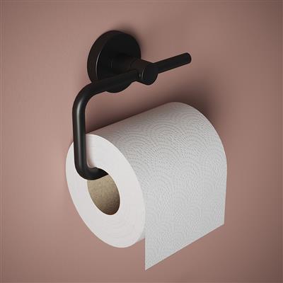 KOSMOS TOILET ROLL HOLDER MATT BLACK - 35522