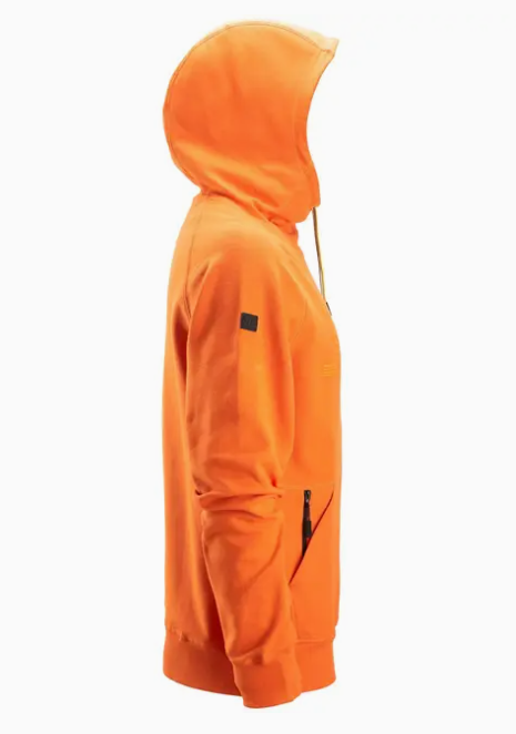 Snickers 2894 Warm Orange Logo Hoodie