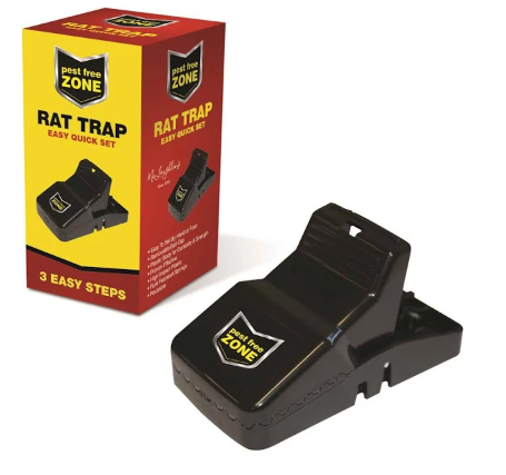 Pest Free Zone - Rat Trap Easy Quick Set -57061