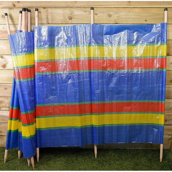 Redwood Leisure 6 Pole 5 Section Wind Break 1.2m x 3.7m - 39403