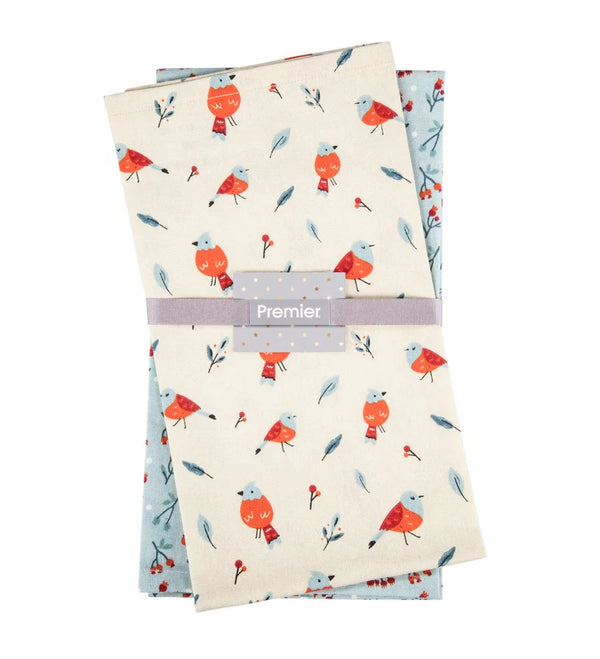 ROBIN TEA TOWELS 2 PK - 660070