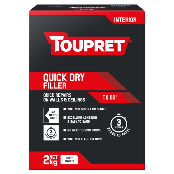 Toupret Quick Dry Filler 2kg - 750060
