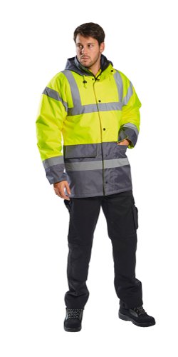 Portwest S466 Hi-Vis Contrast Winter Traffic Jacket