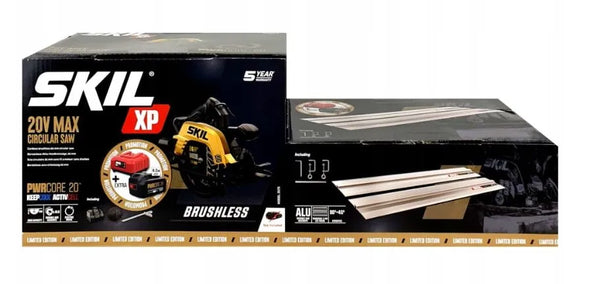 SKIL GOLD CIRCULAR SAW KIT W/GUIDE & 4AH BATTERY - 560355