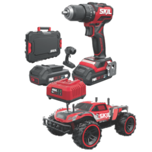 Skil 3075 Brushless Cordless Hammer Drill with FREE Remote Control Car - 560227