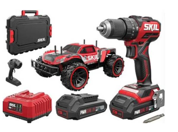 Skil 3075 Brushless Cordless Hammer Drill with FREE Remote Control Car - 560227