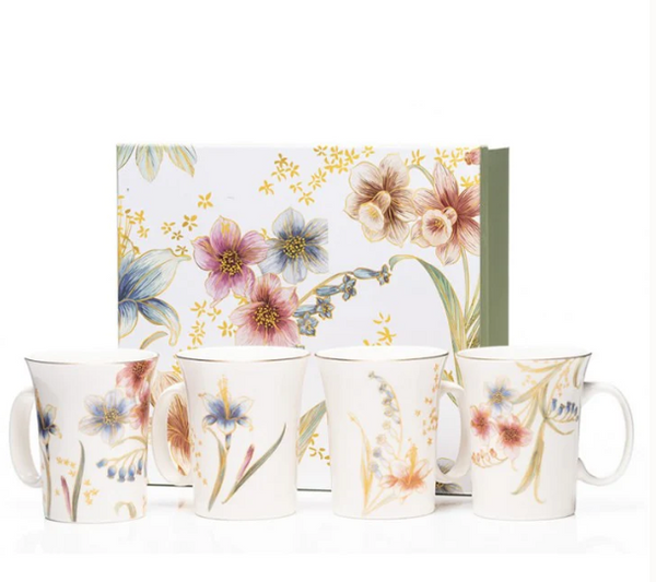 The Grange Collection - Floral Mug Set of 4 - 642128
