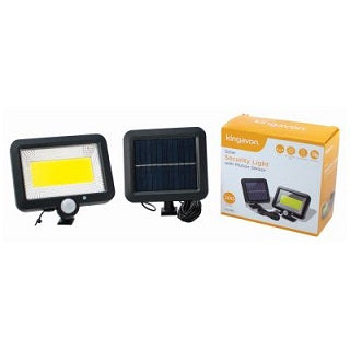 Kingavon Solar-Powered Security Light With Motion Sensor - 620245