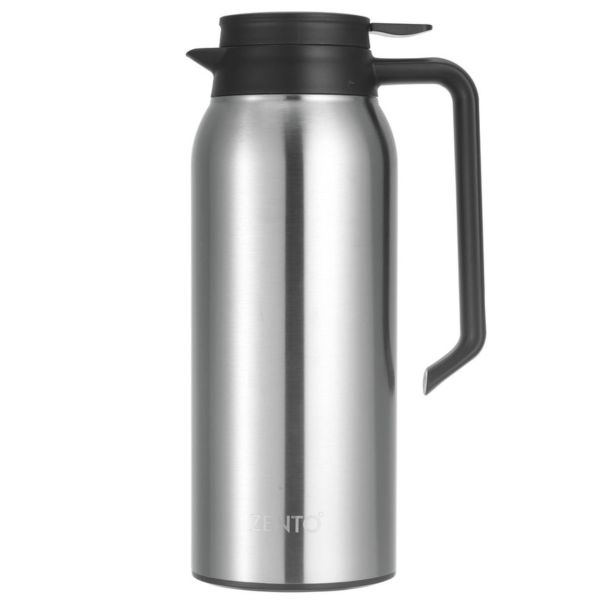 Zento Stainless Steel Jug Flask 1500ml Silver - 64254