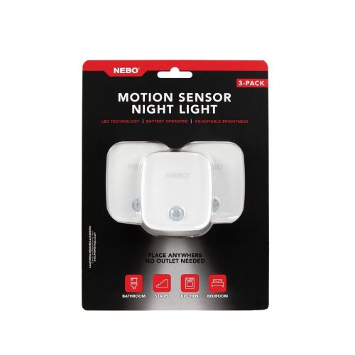 Nebo Motion Sensor Night Light - Pack of 3 - 391320