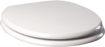 TEMA MDF T/SEAT SOFT CLOSE CHROME HINGE WHITE - 3501034