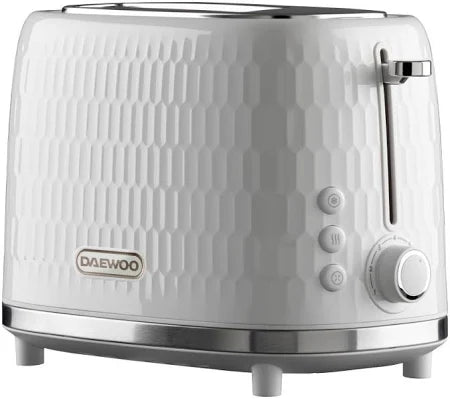 Daewoo 2 Slice Hive Toaster White - 610460