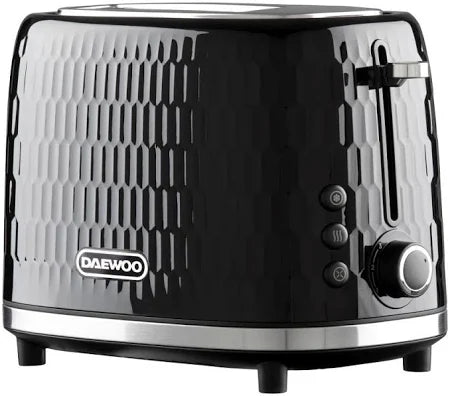 Daewoo 2 Slice Hive Toaster Black - 610462