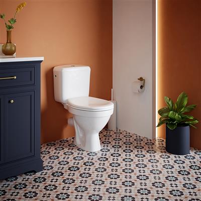 TEMA BACTICHECK TOILET SEAT WHITE - 350095