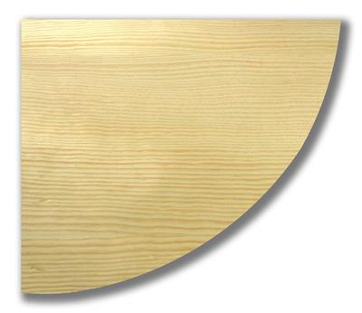 TEMA CORNER SHELF 300 X 300 X 15 PINE - 070154