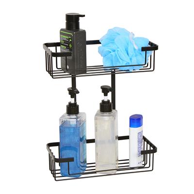 TEMA WIRE 2 TIER SHOWER BASKET BLACK - 354102