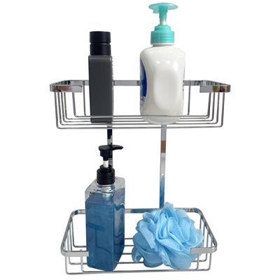 TEMA WIRE 2 TIER SHOWER BASKET CHROME - 354104