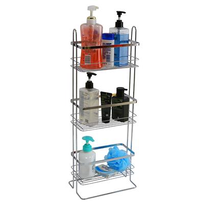 TEMA WIRE 3 TIER FREE STANDING STORAGE UNIT CHROME - 354127