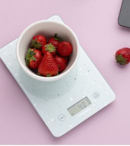 TYPHOON ELEMENTS WHITE QUARTZ DIGITAL SCALES - 640419