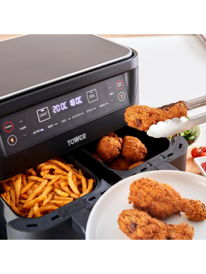 Tower Vortx 8L Dual Basket Air Fryer - T17097 - 6442964