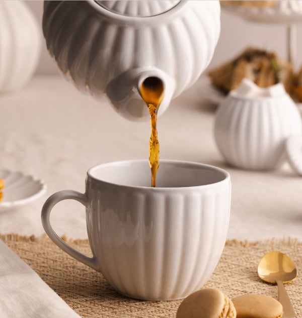 Luxe Oversized Mug in White 460ml - 640876