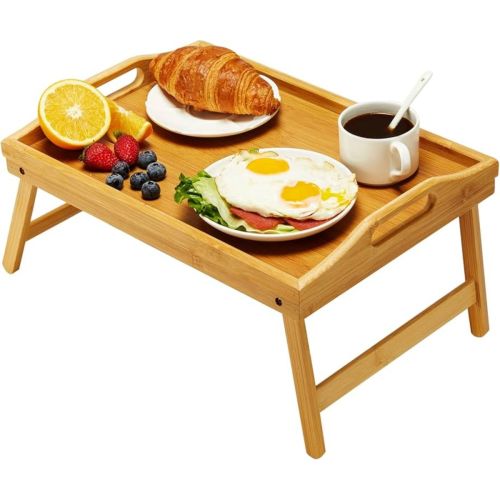 WOODEN FOLDING BED TRAY - 641572