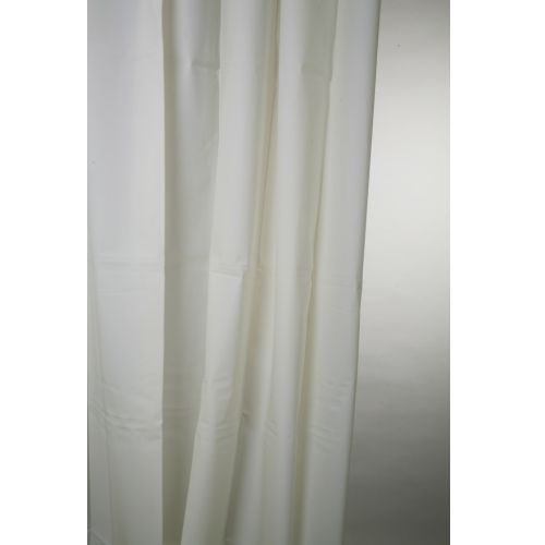WHITE PEVA SHOWER CURTAIN 180 X 180CM - 351140