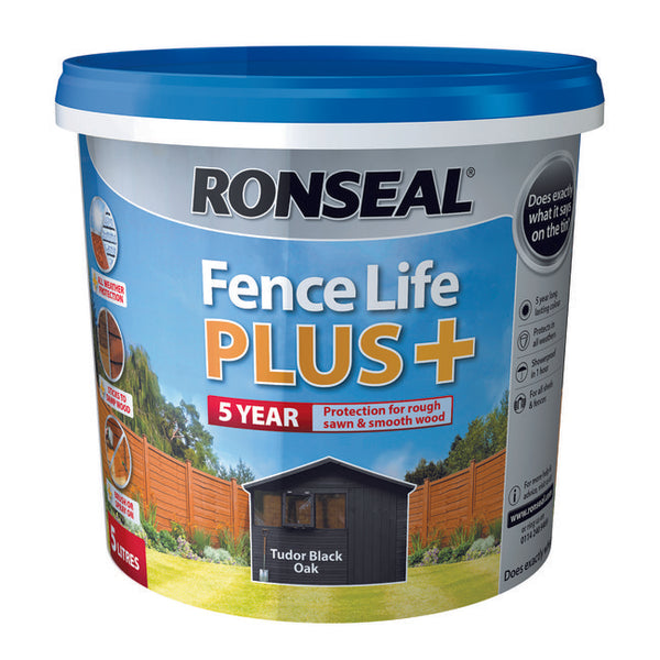 Fence Life Plus 5L Tudor Black Oak