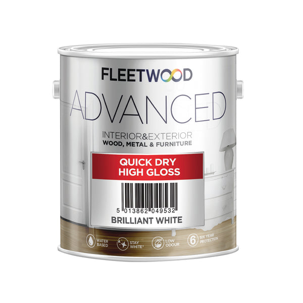 Fleetwood Advanced Gloss Brilliant White 2.5Ltr