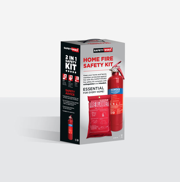 Fire Safety kit - Fire Extinguisher and Fire Blanket - 6200061