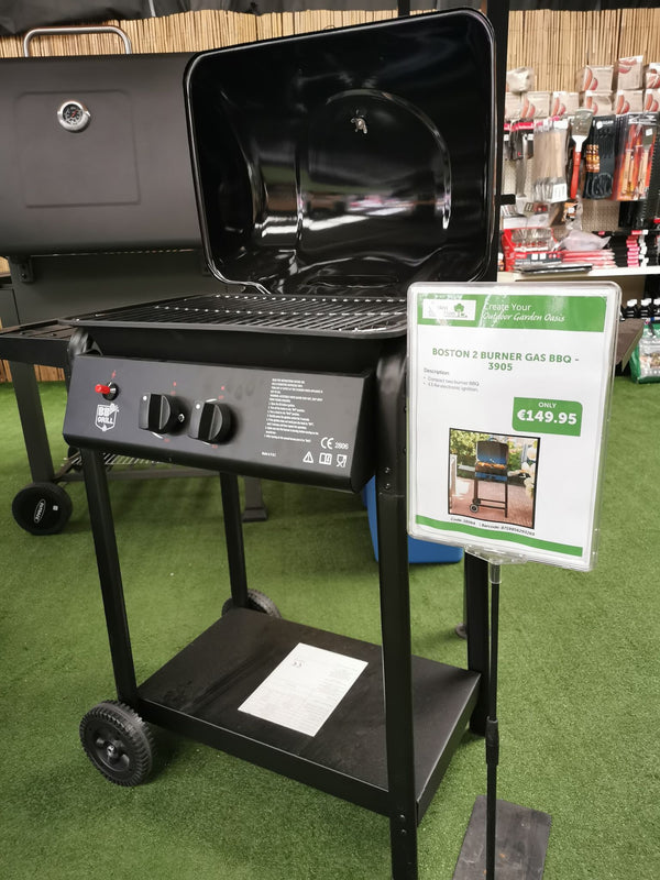 Boston 2 Burner Gas BBQ - 3905