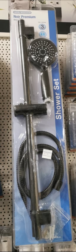 Euro Showers - Noir Premium Shower Set -359512