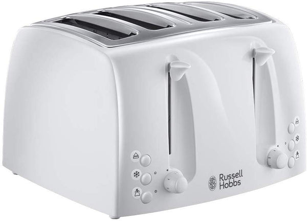 Russell Hobbs Textures 4-Slice Toaster White - 612282