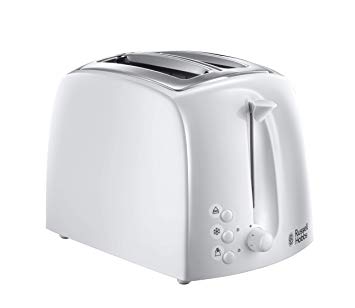 Russell Hobbs Textures 2-Slice Toaster White - 616064