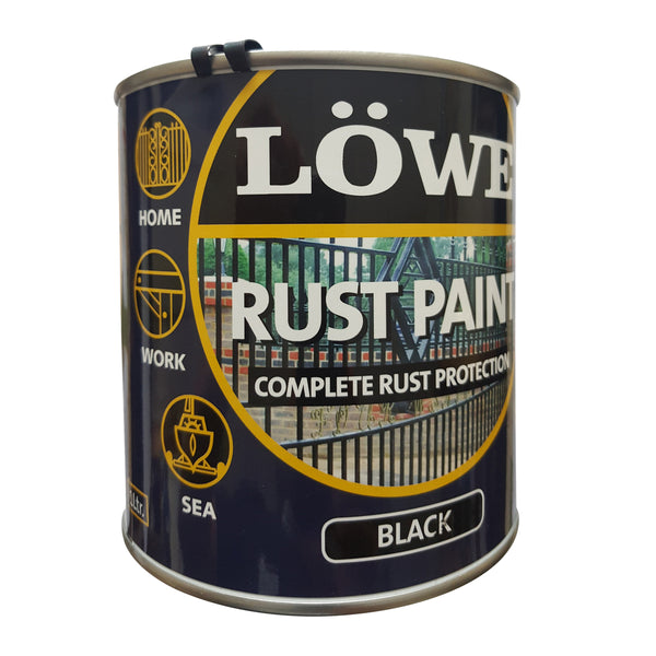 Lowe Black Rust Paint